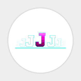 Letter J Magnet